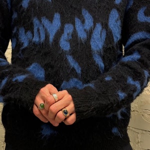 Blaubeer-Mohair-Pullover Bild 6