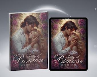 Portada prediseñada: novela romántica para adultos, ficción histórica, personalizable, compatible con KDP