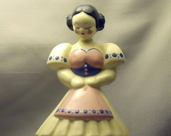 Vintage Figurine of Peasant Girl, Kay Finch ,