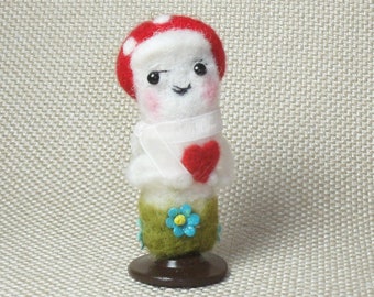 Oui Madame / Needle Felted Toadstool Artist