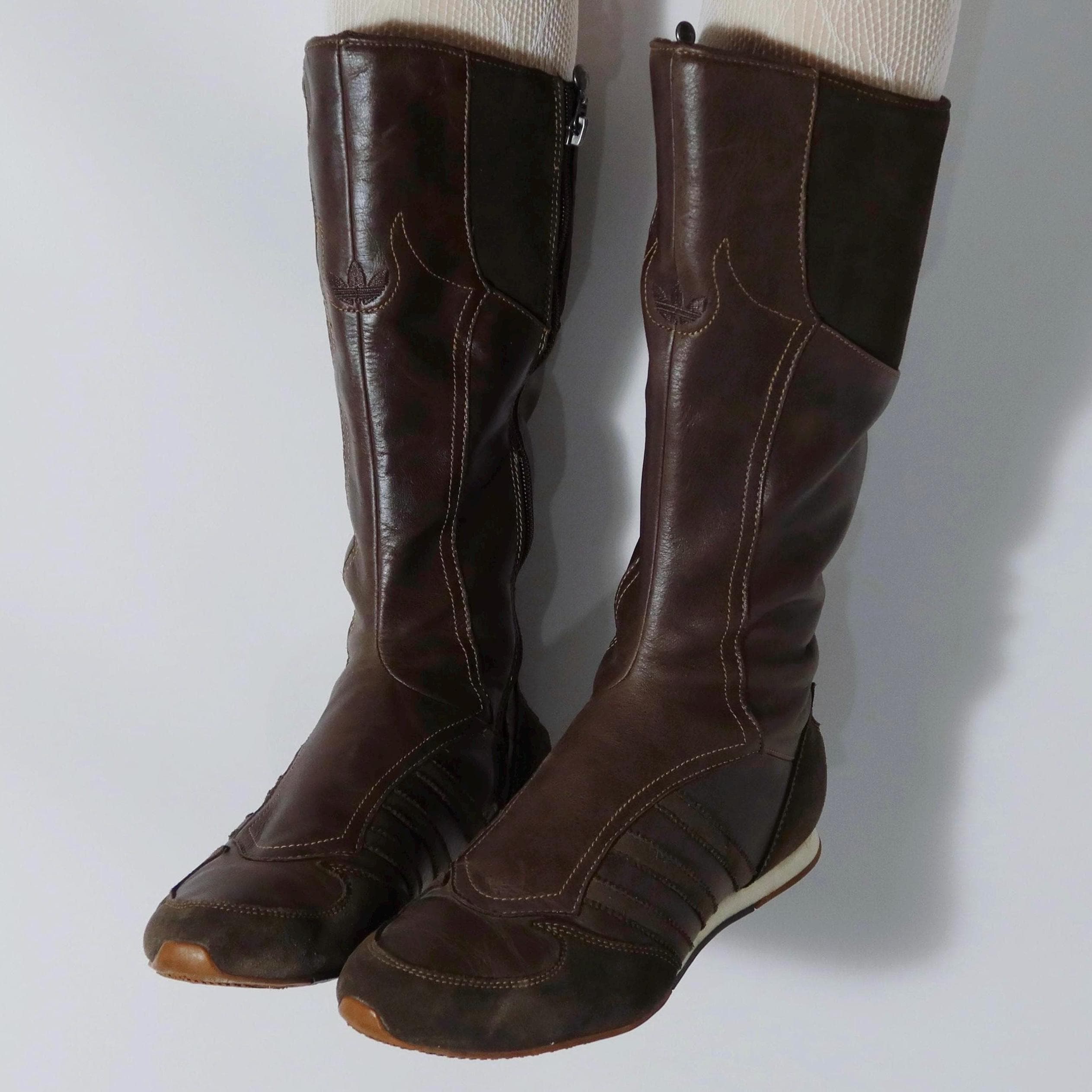 00s adidas MIDIRU HI lace up long boots