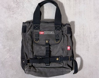 バッグ diesel vintage bag Vintage Diesel Nylon Bag / Vintage Silver Bag - Etsy India