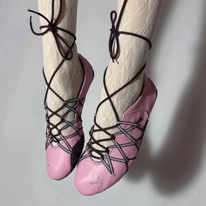 Archive 00s Puma Lace up Ballet Flats - Etsy