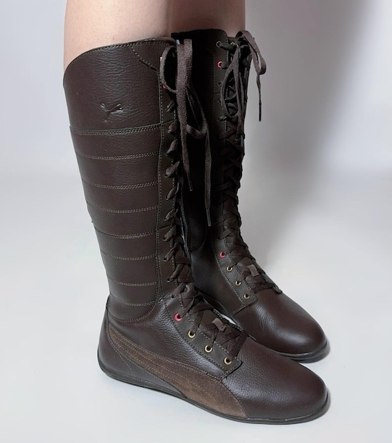 Puma Vintage Lace up Boxing Boots - Etsy