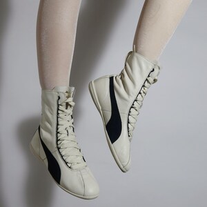 Archive Puma Eskiva White Boxing Boots - Etsy