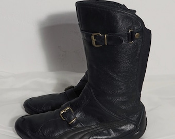 靴 black boots opium archive archive strike boot opium - ARCHIVESTOCK