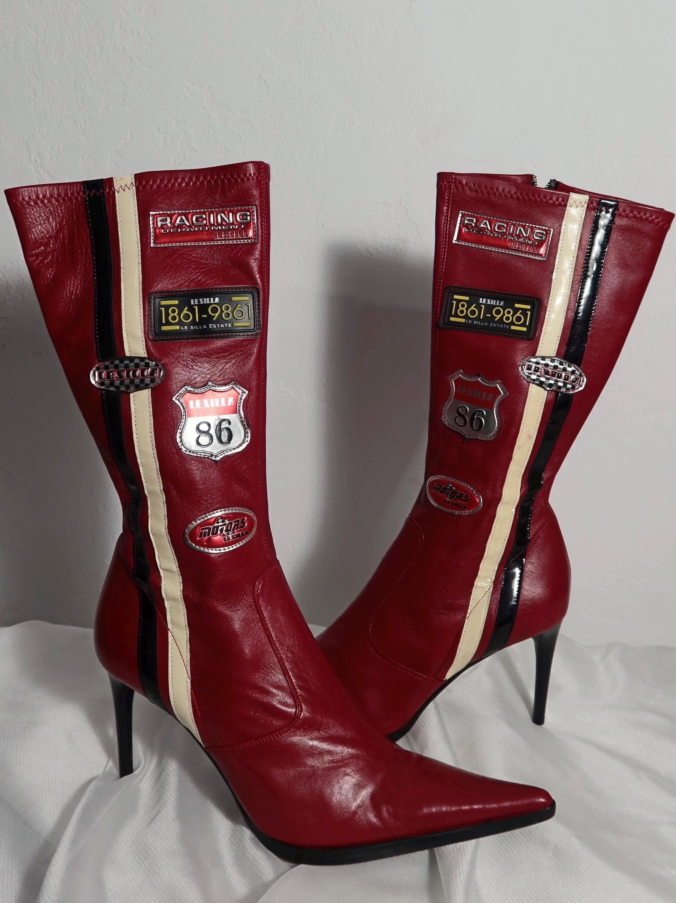 Leather boots Le Silla Black size 38 EU in Leather - 24096942