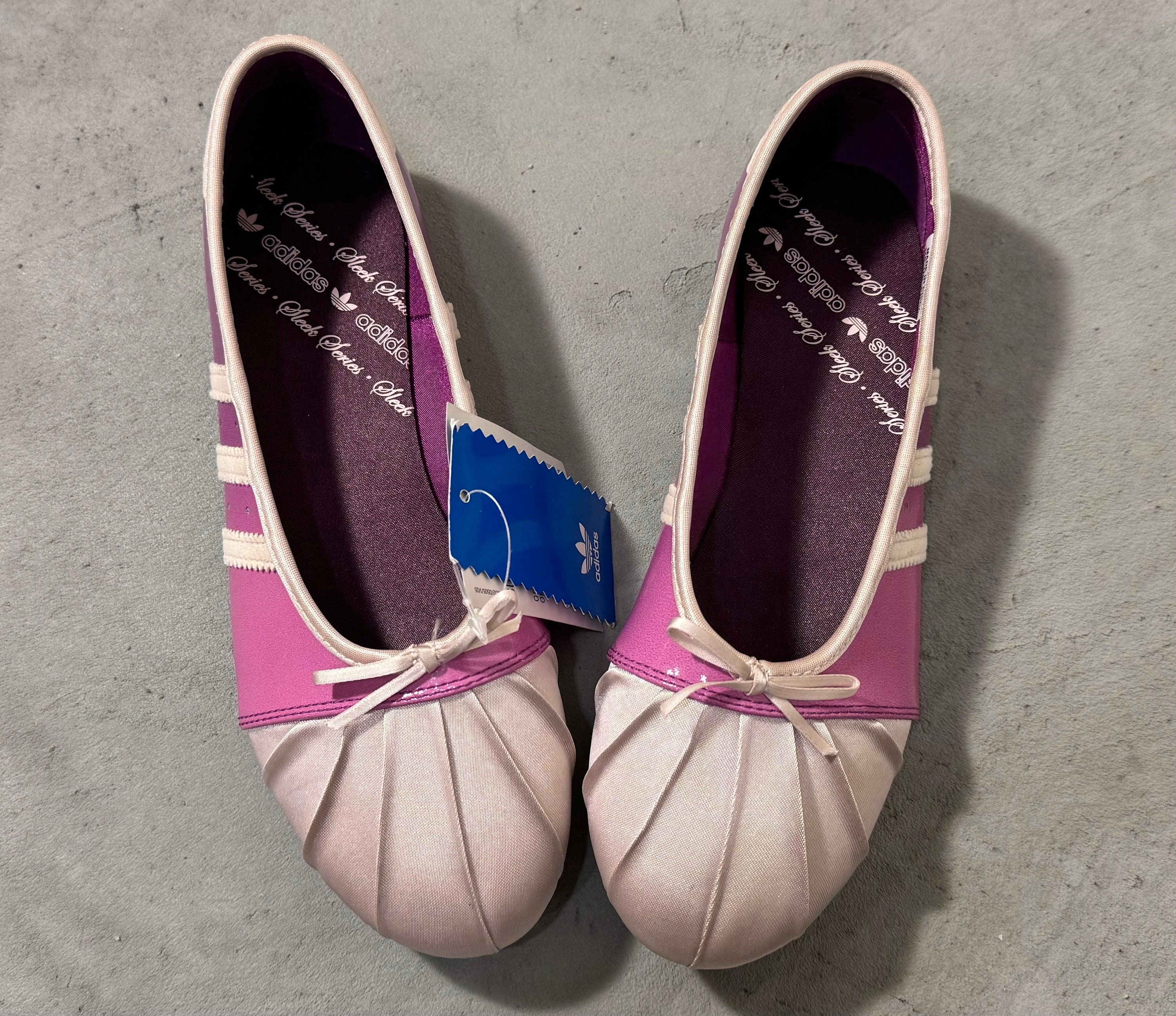 adidas sleek series pink