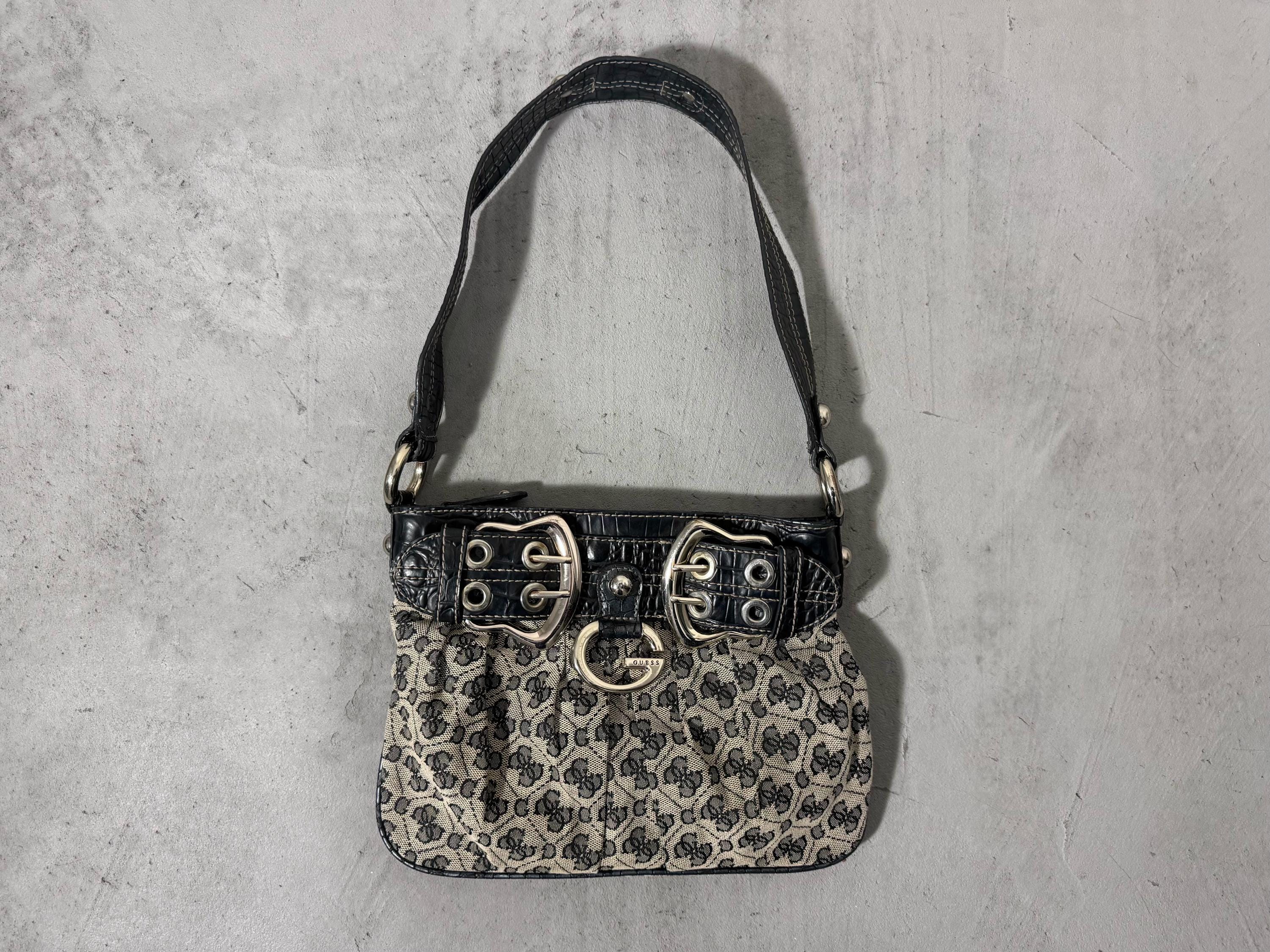 Guess Bag Purse Denim Y2k - Etsy