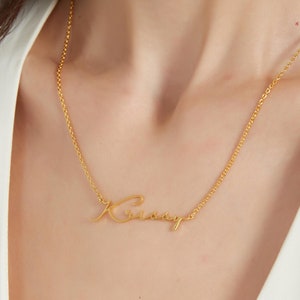 Personalized Name Necklace & Custom Handcrafted Jewelry • Custom Name Necklace • Rose Gold Name Necklace • Silver Name Necklace