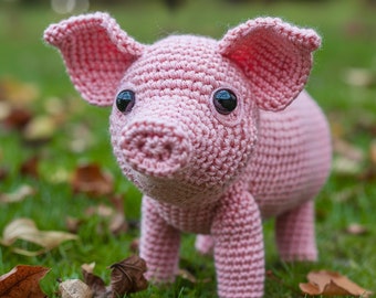 Snug Hogs | A Delightful Crochet Pig Pattern for Cuddly Creations