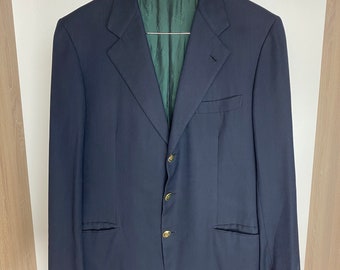 Brioni Palatino Chaqueta Blazer Azul Marino Talla 51/41R