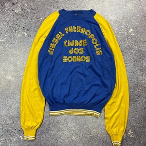 Vintage 90s Diesel Sweater Big Logo size L