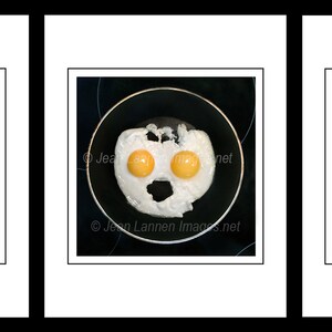 Fried Egg Art 8x10 Photograph Yo Mister Sunny Side Up series, a humorous inspirational whimsical look at breakfast food by Jean Lannen imagem 3