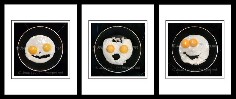 Fried Egg Art 8x10 Photograph Yo Mister Sunny Side Up series, a humorous inspirational whimsical look at breakfast food by Jean Lannen imagem 3