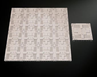 Sci-Fi Tile Pack 12: 28mm Modular OpenLock Terrain STL File