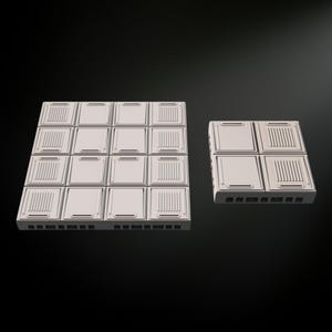 Sci-Fi Tile Pack 2 STL: 3D Printable OpenLock Wargame Terrain
