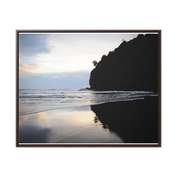 Gallery Canvas Wraps, Horizontal Frame, Pacific Ocean beach scene shot on location in El Salvador, Central America, Gifts for Housewarming