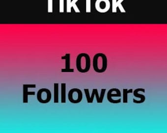 100 TikTok-volgers