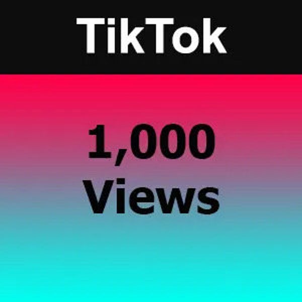 1000 vistas de TikTok