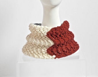 Neck Warmer in 3 colors of Alpaca and Silk