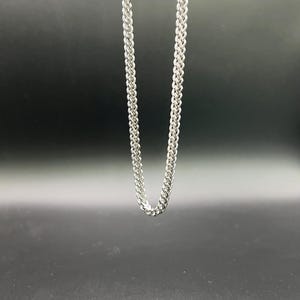 4mm Franco Necklace 24” Stainless Steel chain