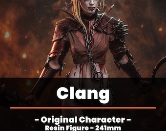 Original Clang Character - Hand-painted - Resin Print