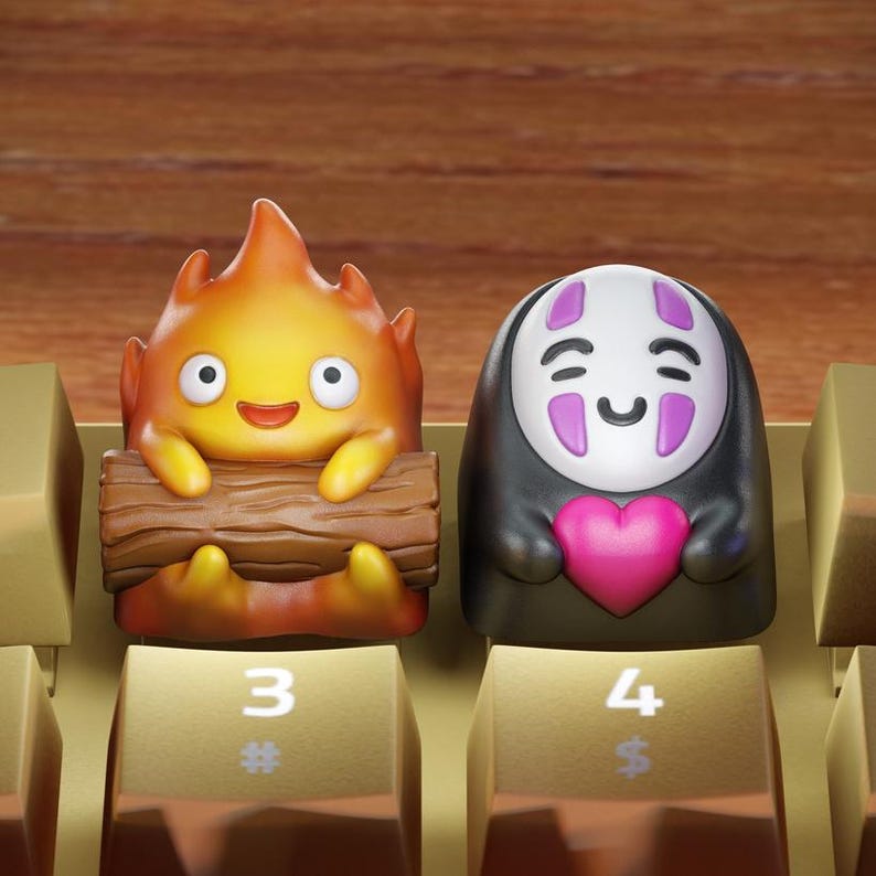 Keycaps - Animated Movie Edition - Hand Painted - Etsy Canada
