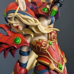 Assassin - Valeera WoW 178 mm - Hand painted - Resin print