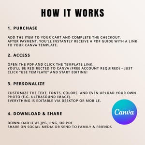 Easter Pregnancy Announcement: Editable Spring Baby Announcement A Little Somebunny is on the way Social Media Canva Template (Digital) image 4