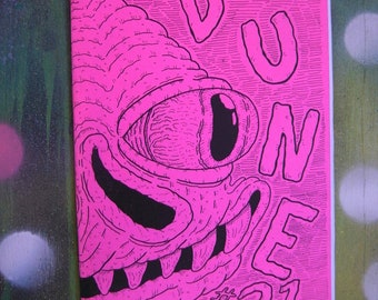 Ultra rare Dune 21 collaborative jam zine made in Seattle