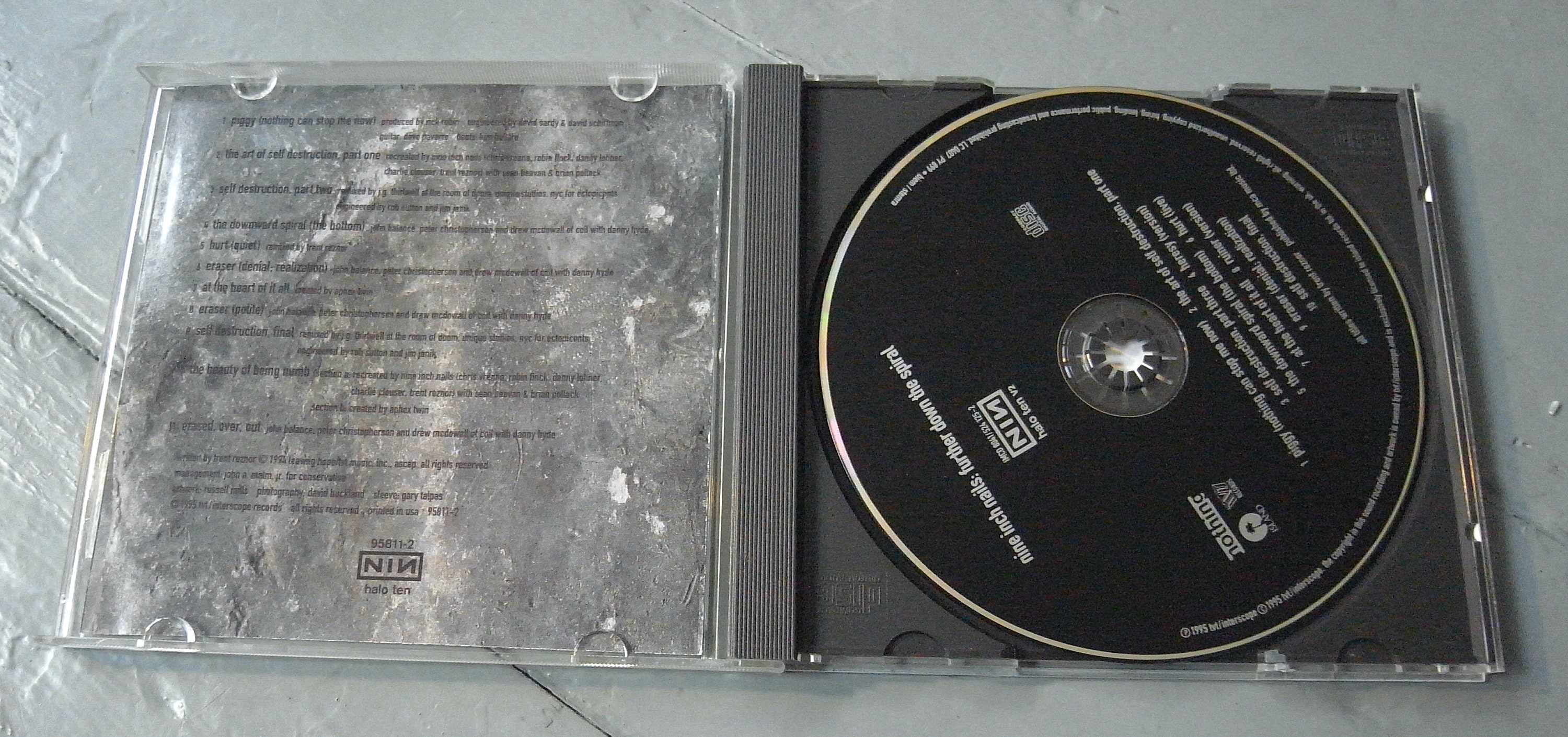 Rare Nine inch nails - the downward spiral cd... - Depop