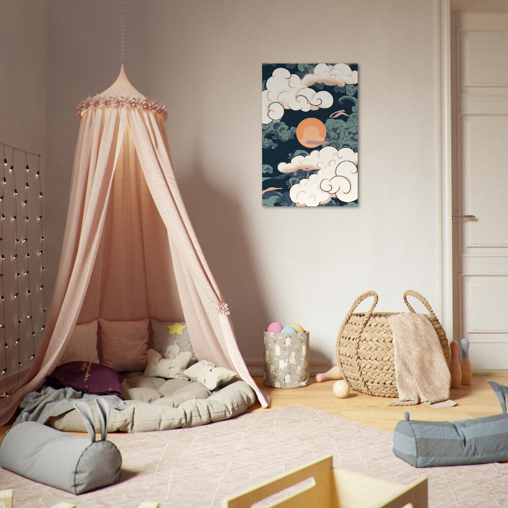 Traditional Dunhuang Cloud Pattern – Elegant Illustrated Poster - Etsy