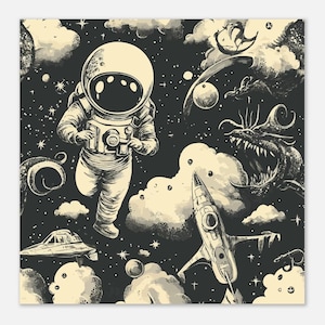 Timeless Space Monster Art Poster