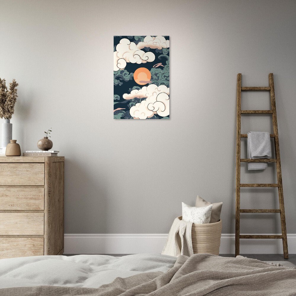 Traditional Dunhuang Cloud Pattern – Elegant Illustrated Poster - Etsy