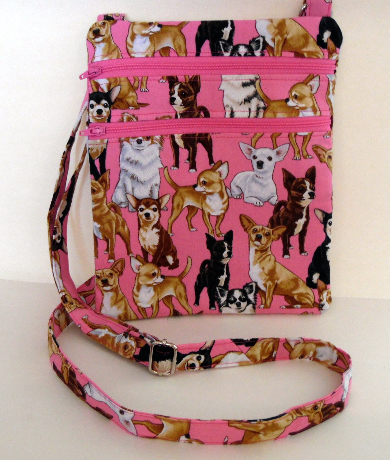 Chihuahua Hipster Bag Pink Chihuahua Cross Body Bag | Etsy