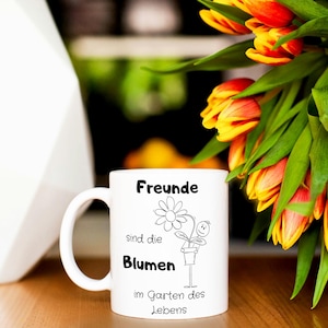 Friends mug, saying mug, mug with friendship saying, gift for girlfriend, coffee mug friendship, mug for heart people