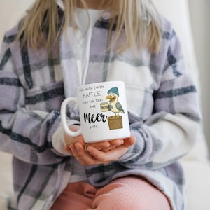 coffee mug sea, mug saying, seagull mug, mug North Sea, funny mug, mug gift idea, mug sea love, mug coastal child,