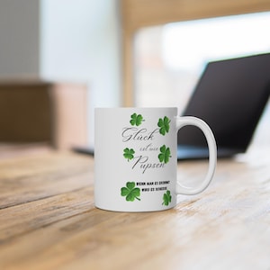 funny mug, mug with saying, black humor, gift idea, mug colleague, fun mug, cloverleaf mug, humor gift, witty mug,