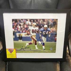 Jerry Rice autographed 8x10 picture with COA San Francisco 49ers NFL authentic signature Signed Sports