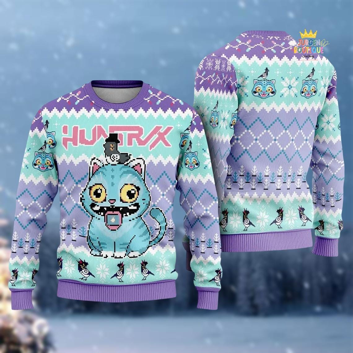 Discover Tiger Ugly Sweater, Derpy Tiger Ugly Christmas Sweater, Christmas Ugly Sweater