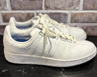 K-swiss White 93343-11-M Low Tennis Shoes, Women's US Size 9, NEW