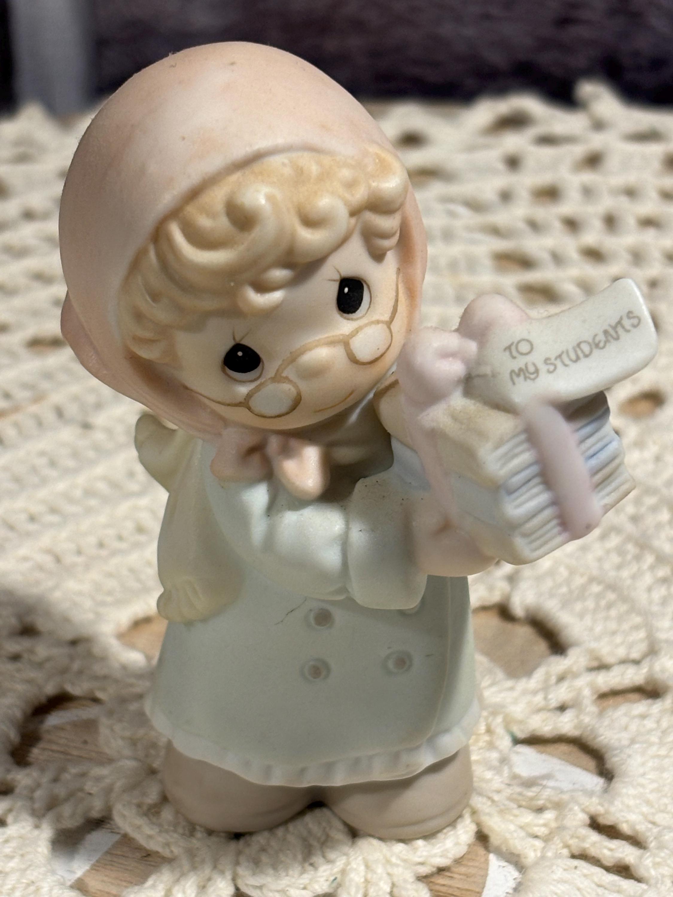 1997 Enesco Precious Moments “sugar Town Schoolhouse Set” Complete