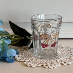 Antique 1800's Northwood Cherries and Cable Drinking Glasses - Etsy