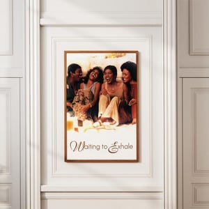 Waiting to Exhale Movie Poster Vintage Poster Retro Print Wall Art  Home Decor Christmas Gifts Canvas Print Unframed
