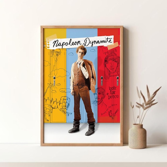 Napoleon Dynamite Movie Poster Vintage Poster Retro Print Wall Art