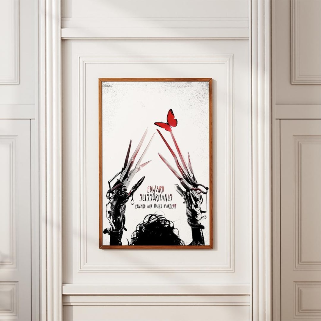 Edward Scissorhands Poster Movie Poster Art Vintage Poster Retro Print ...