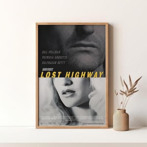 Lost Highway Poster Movie Poster Vintage Poster Retro Print Wall Art Canvas Print Unframed
