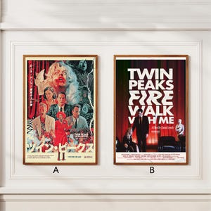 ツイン・ピークス ファイア・ウォーク・ウィズ・ミー 映画ポスター ヴィンテージポスター レトロプリント ウォールアート ホームデコレーション クリスマスギフト キャンバスプリント フレームなし