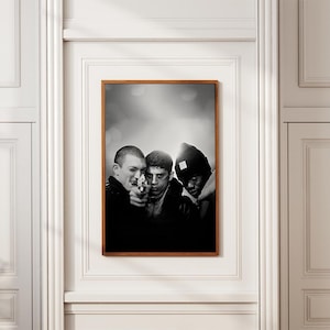 La Haine Poster Filmposter Vintage Poster Retro Print Wall Art Home Decor Kerstcadeaus Canvas Print ingelijste